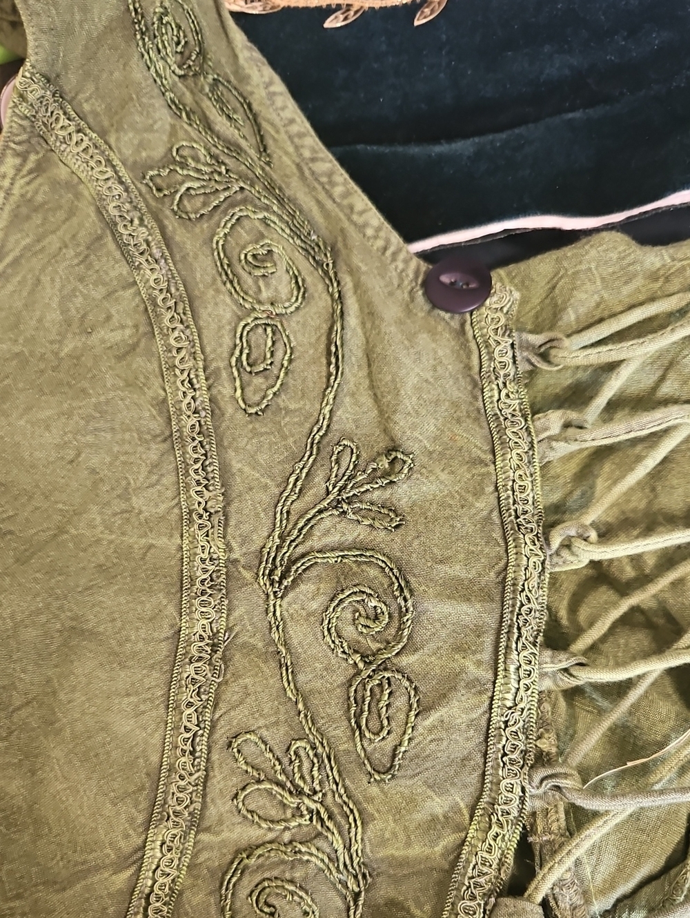 Upcycled Winifred Sanderson Costume Set With Handmade Spell Book Purse Size L - Picture 14 of 14